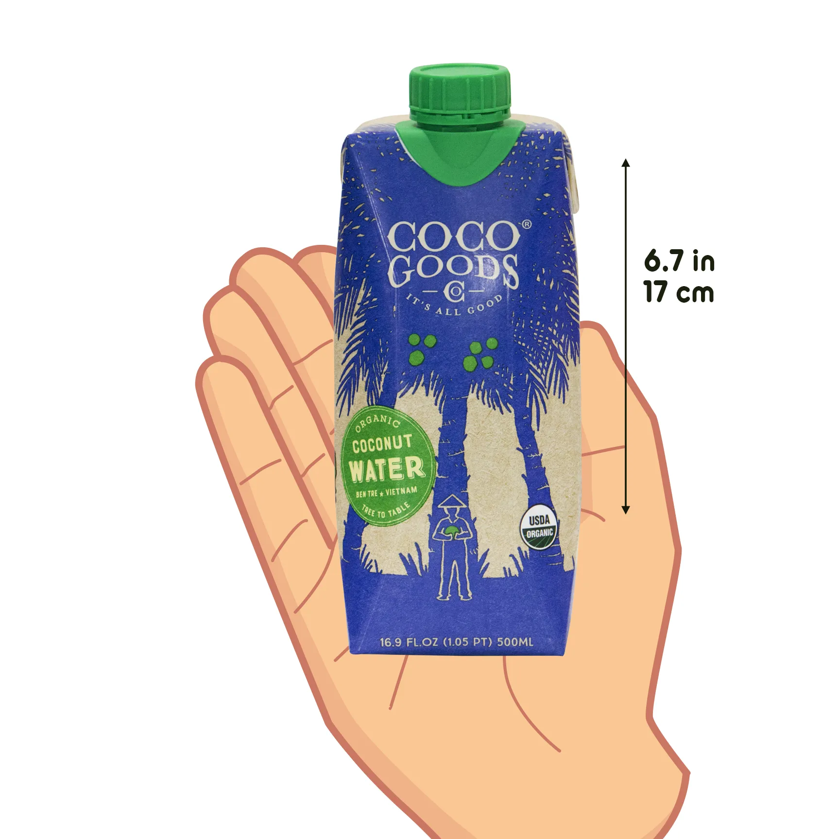 100% Organic Coconut Water 16.9 fl. oz, 12 pack