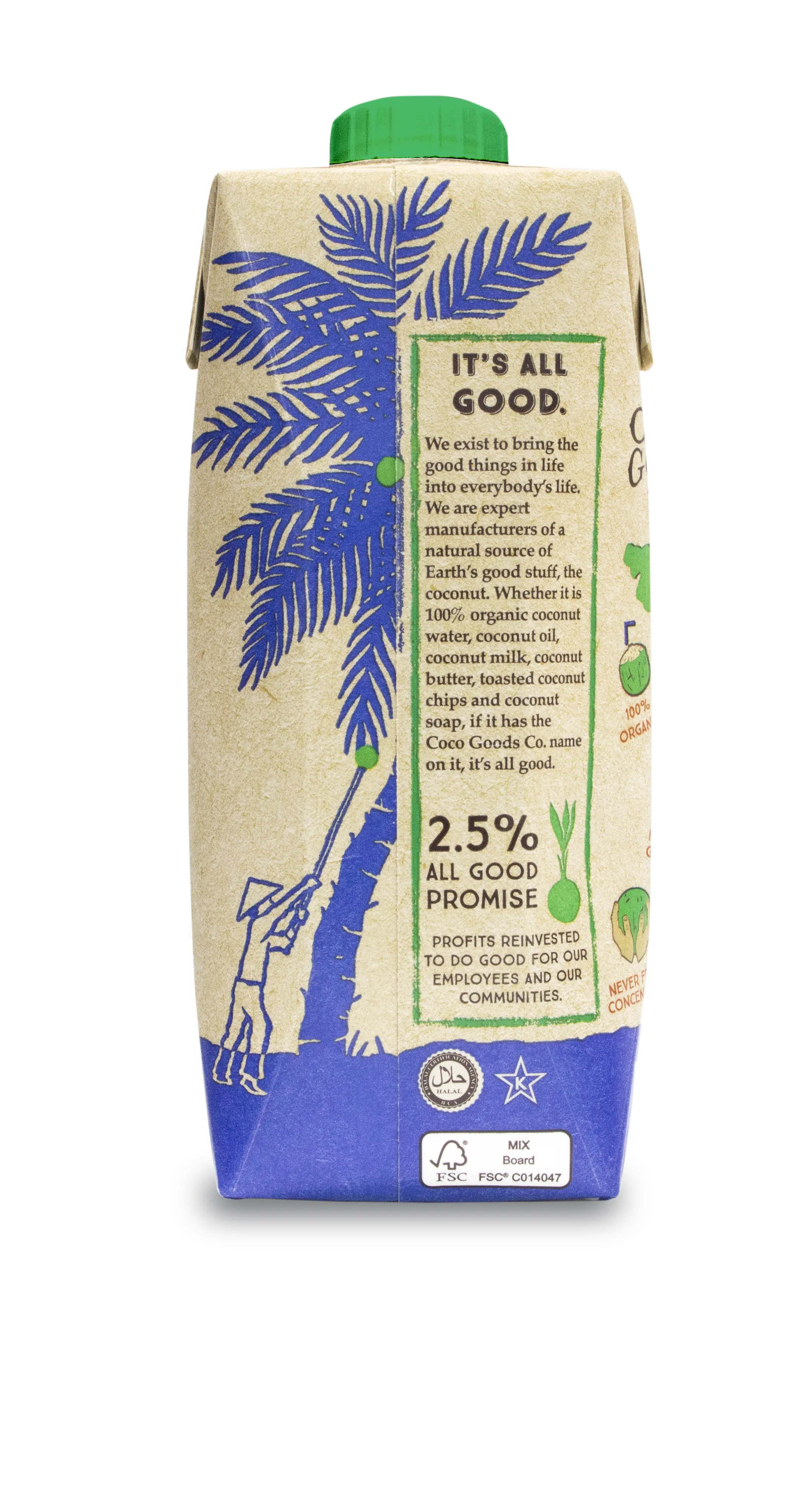 100% Organic Coconut Water 16.9 fl. oz, 12 pack