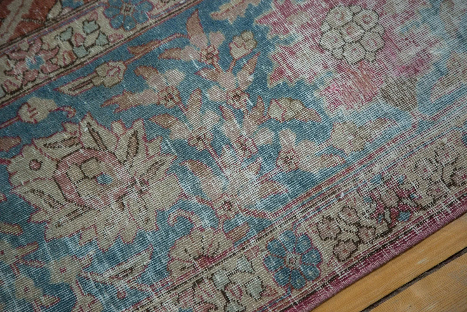 11x14 Vintage Distressed Tabriz Carpet