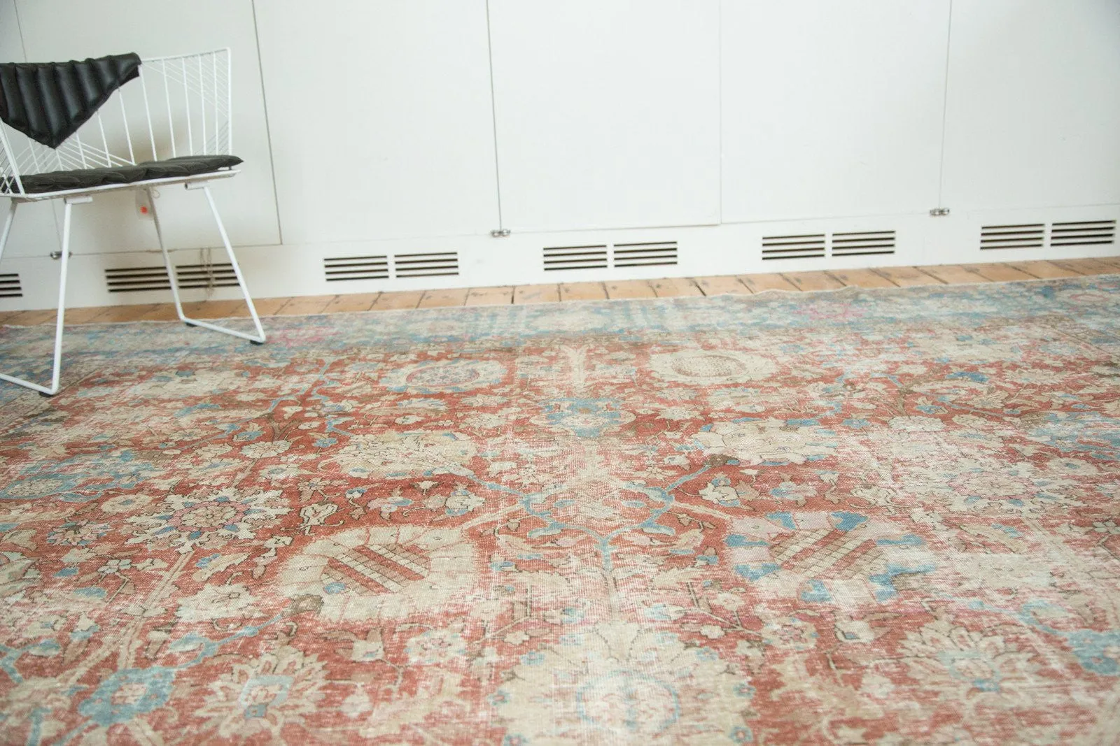 11x14 Vintage Distressed Tabriz Carpet