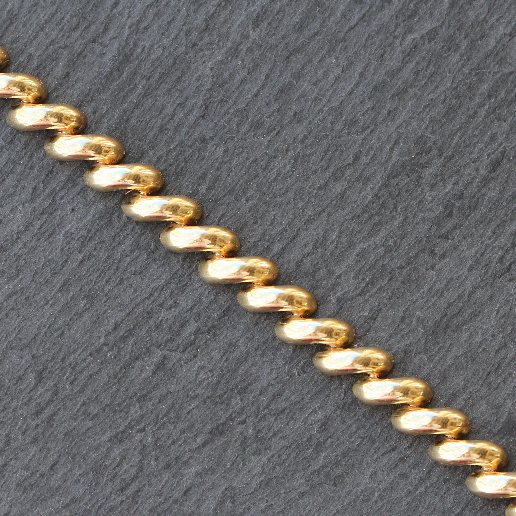 14k Gold Fancy Link Bracelet