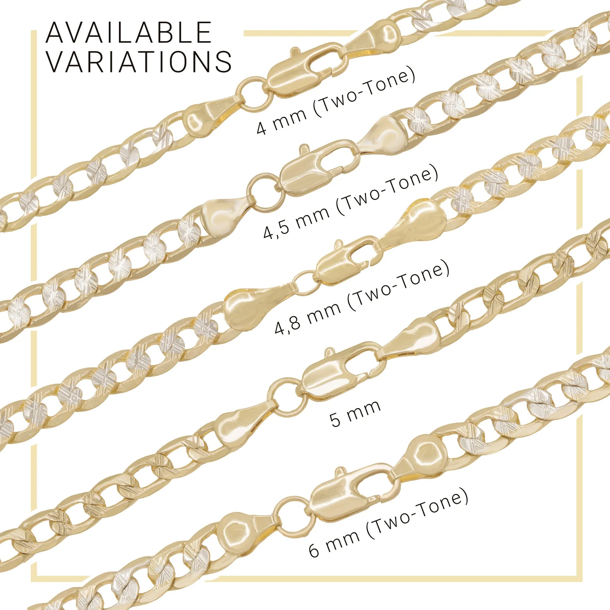 14K Gold Filled Cuban Link Anklet Diamond Cut Curb Chain 10'' Anklet Women Jewelry