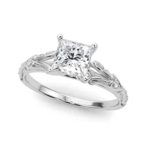 14K Vintage Style Engagement Ring