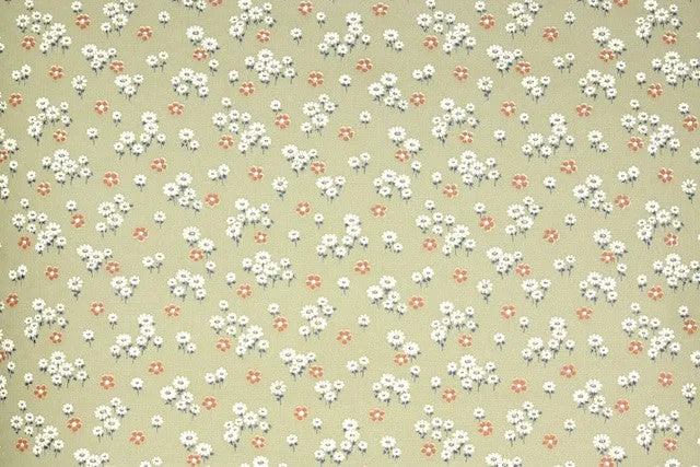 1970s Floral Vintage Wallpaper