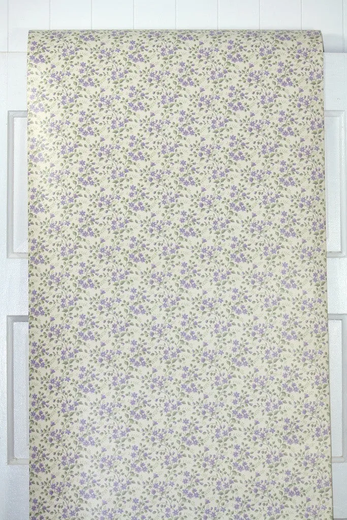 1970s Floral Vintage Wallpaper