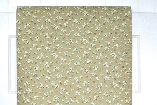 1970s Floral Vintage Wallpaper