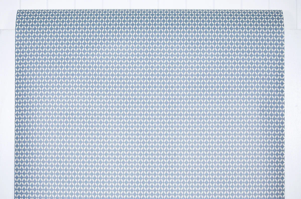 1970s Geometric Vinyl Vintage Wallpaper