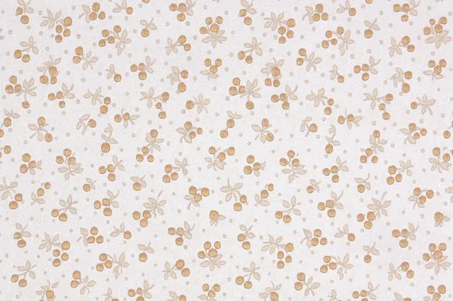 1980s Floral Vintage Wallpaper
