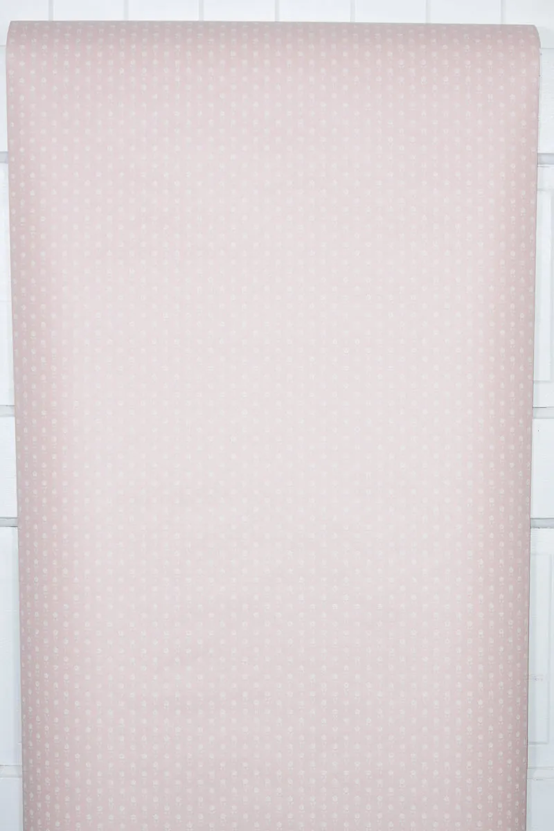 1980s Floral Vintage Wallpaper