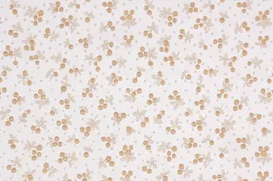 1980s Floral Vintage Wallpaper