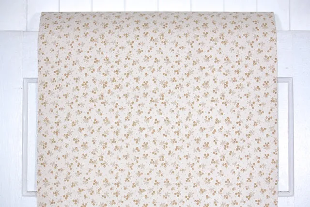 1980s Floral Vintage Wallpaper