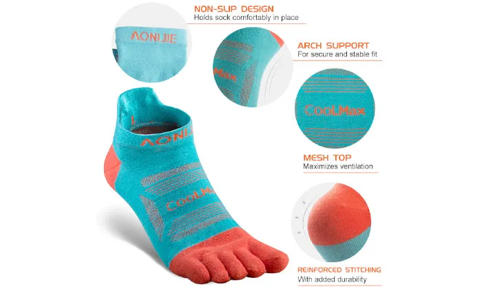 3 Pairs Sports Toe Socks
