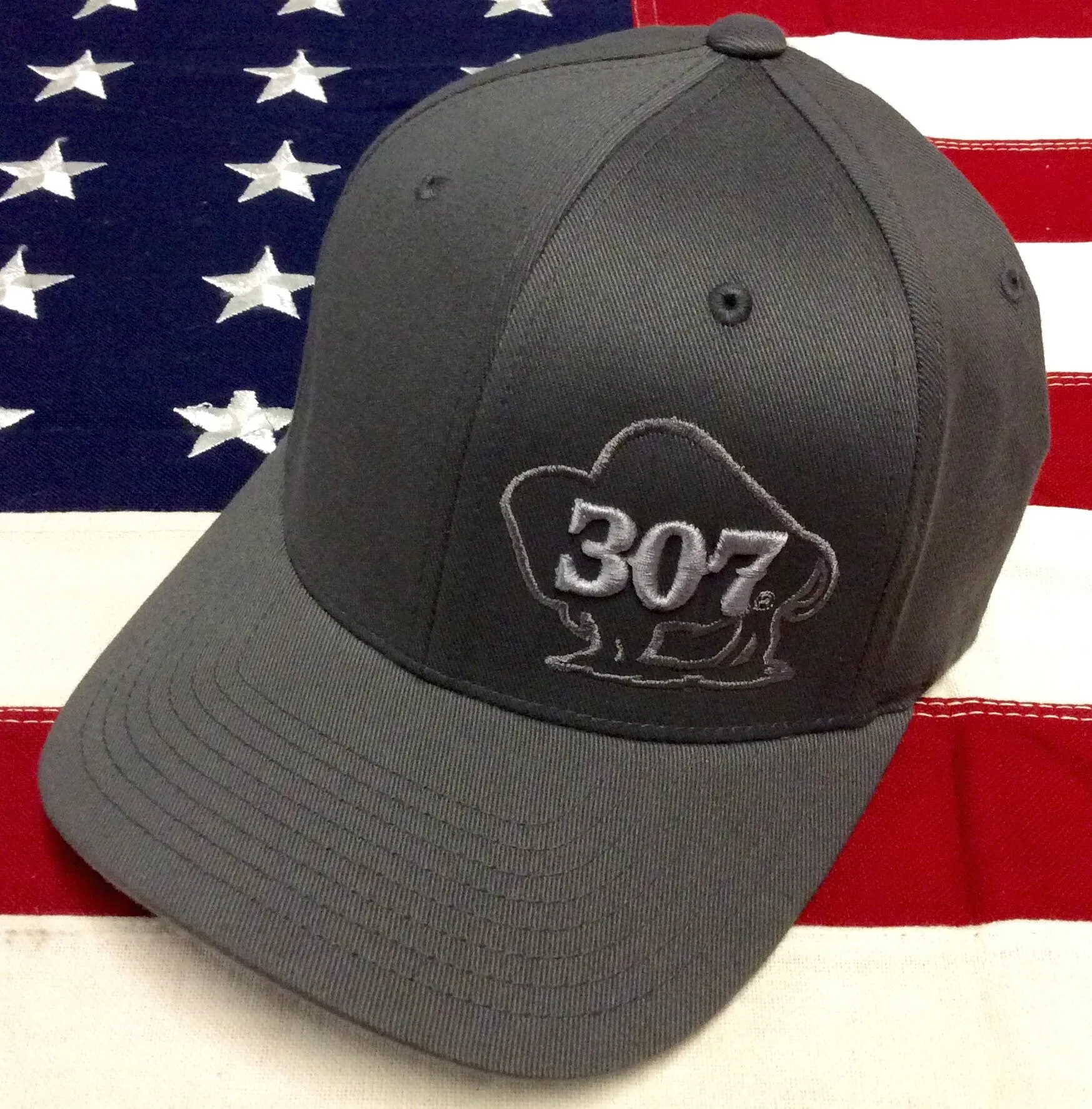 307 Buffalo Logo Flexfit Hats