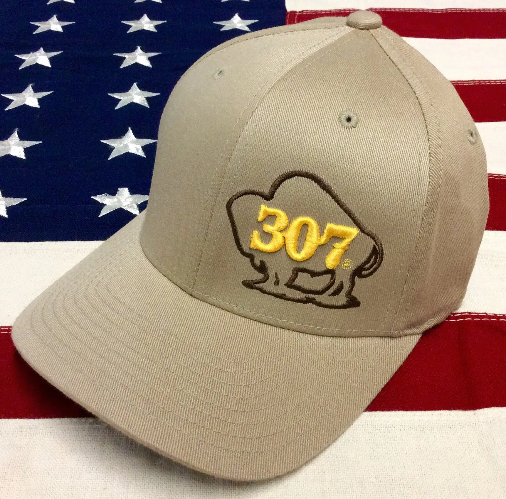 307 Buffalo Logo Flexfit Hats