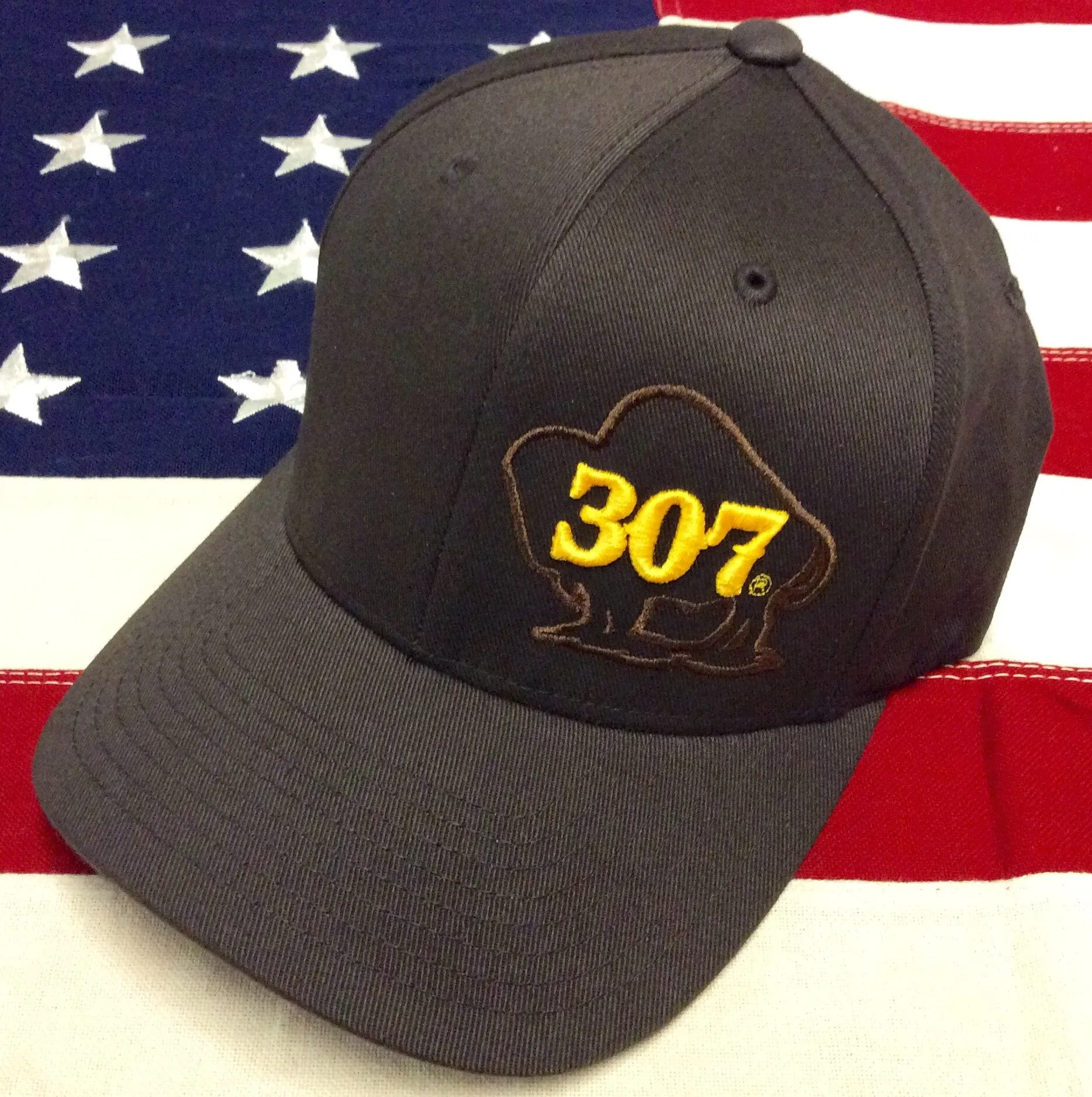 307 Buffalo Logo Flexfit Hats