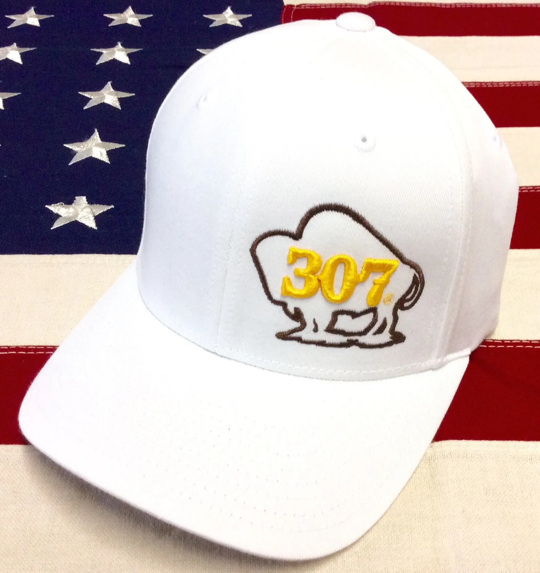 307 Buffalo Logo Flexfit Hats