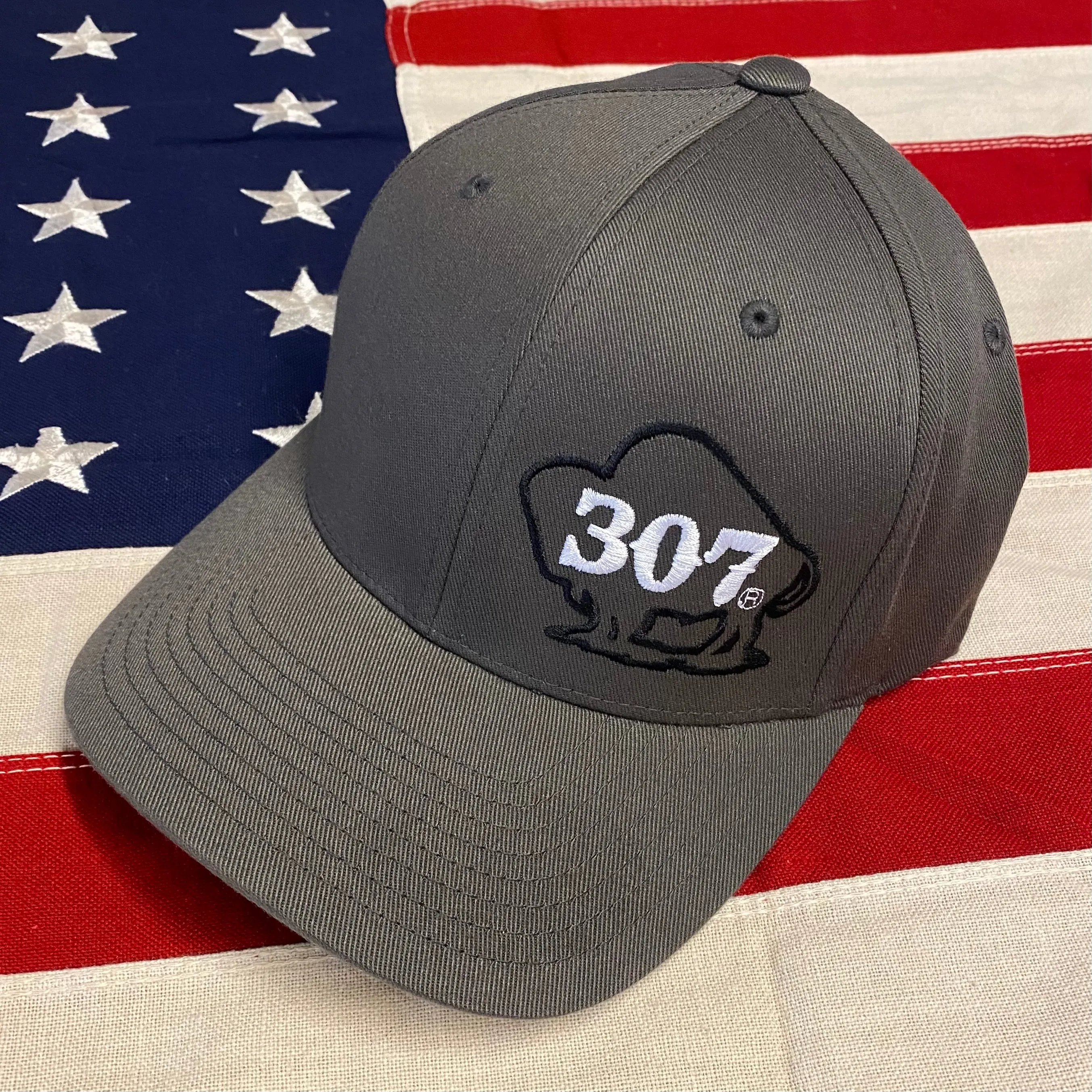 307 Buffalo Logo Flexfit Hats