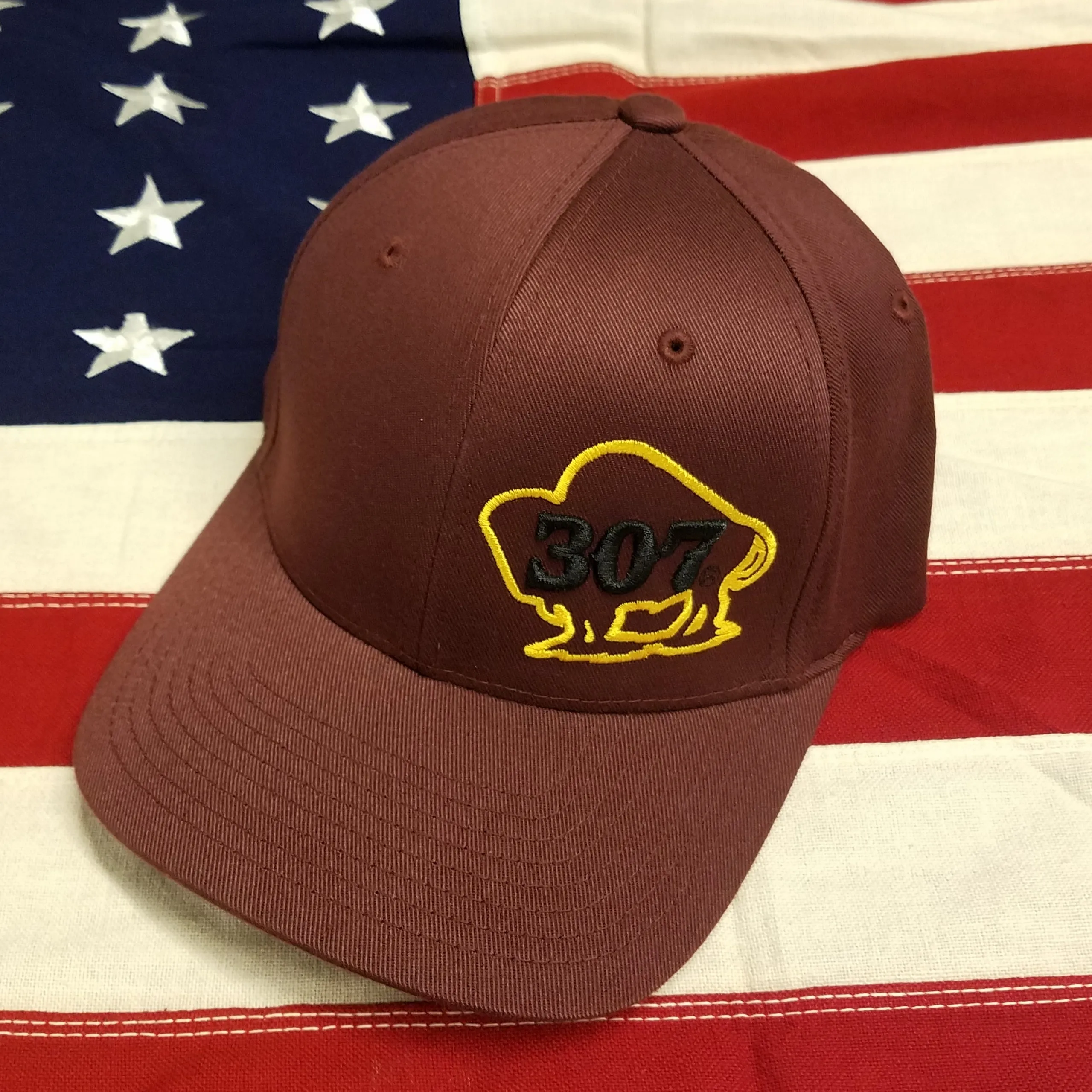 307 Buffalo Logo Flexfit Hats
