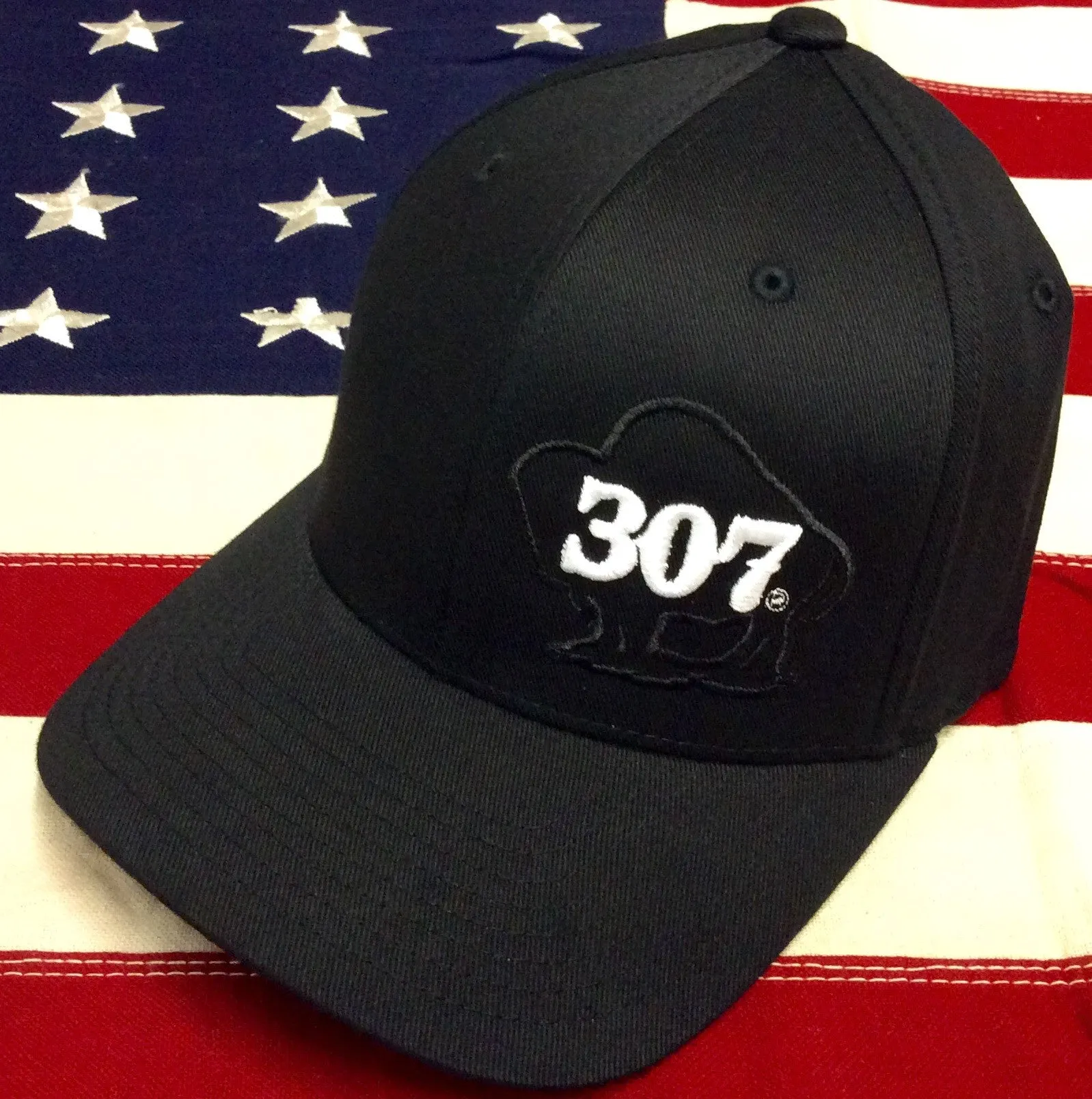 307 Buffalo Logo Flexfit Hats