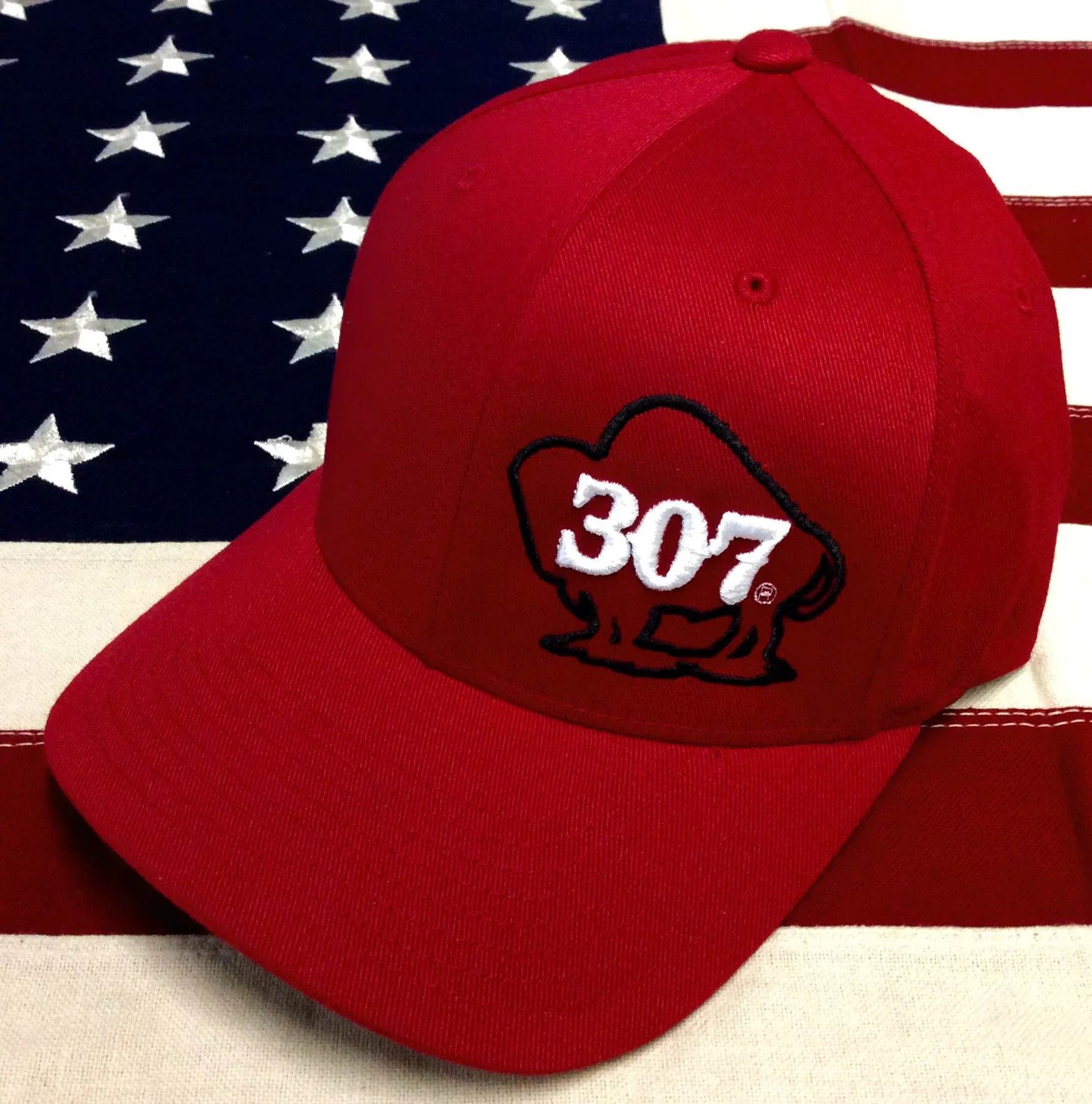 307 Buffalo Logo Flexfit Hats