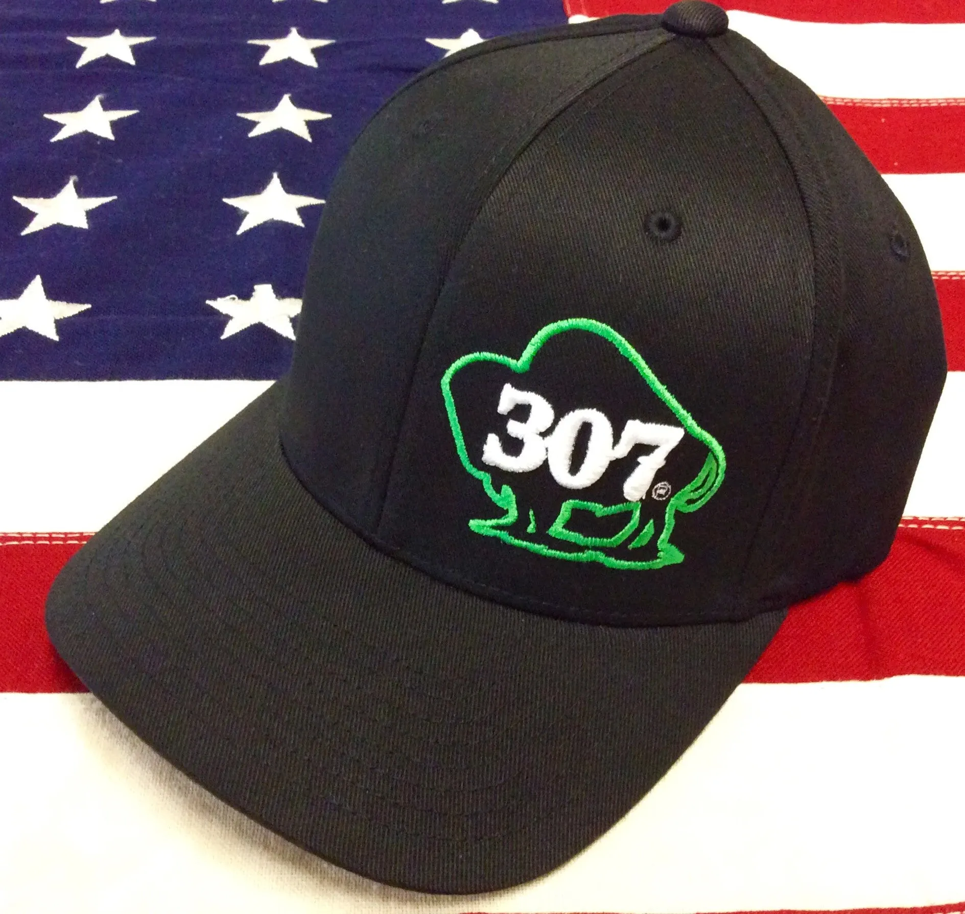 307 Buffalo Logo Flexfit Hats