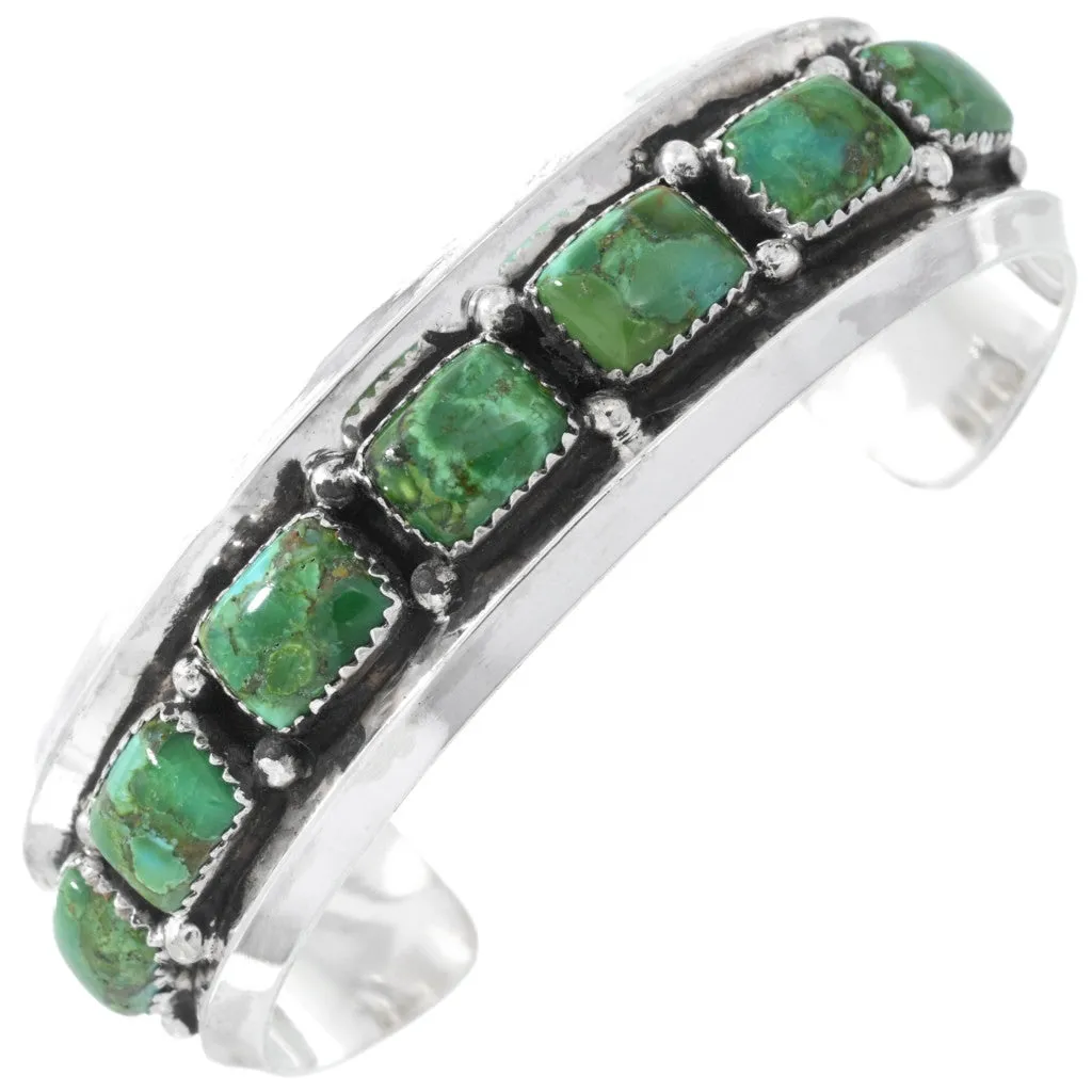 3/4” Green Nevada Turquoise Cuff