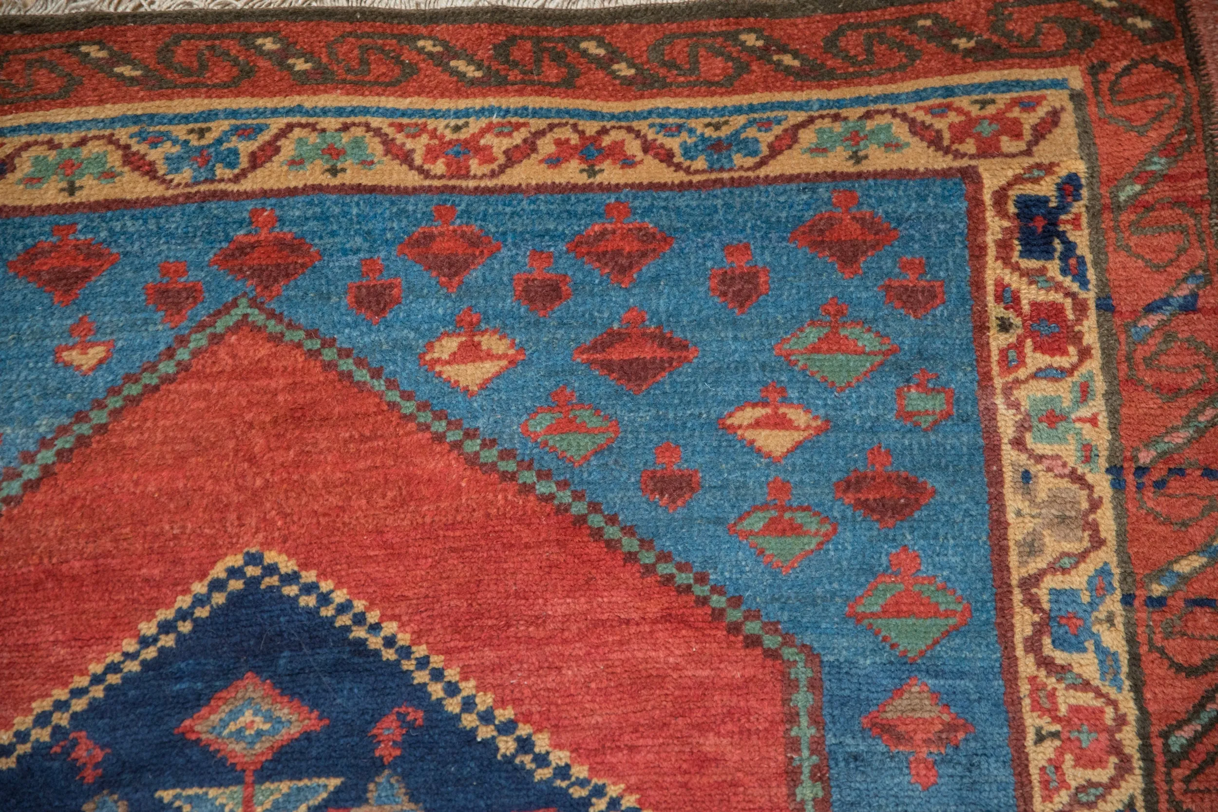 3.5x10 Antique Bakshaish Rug Runner