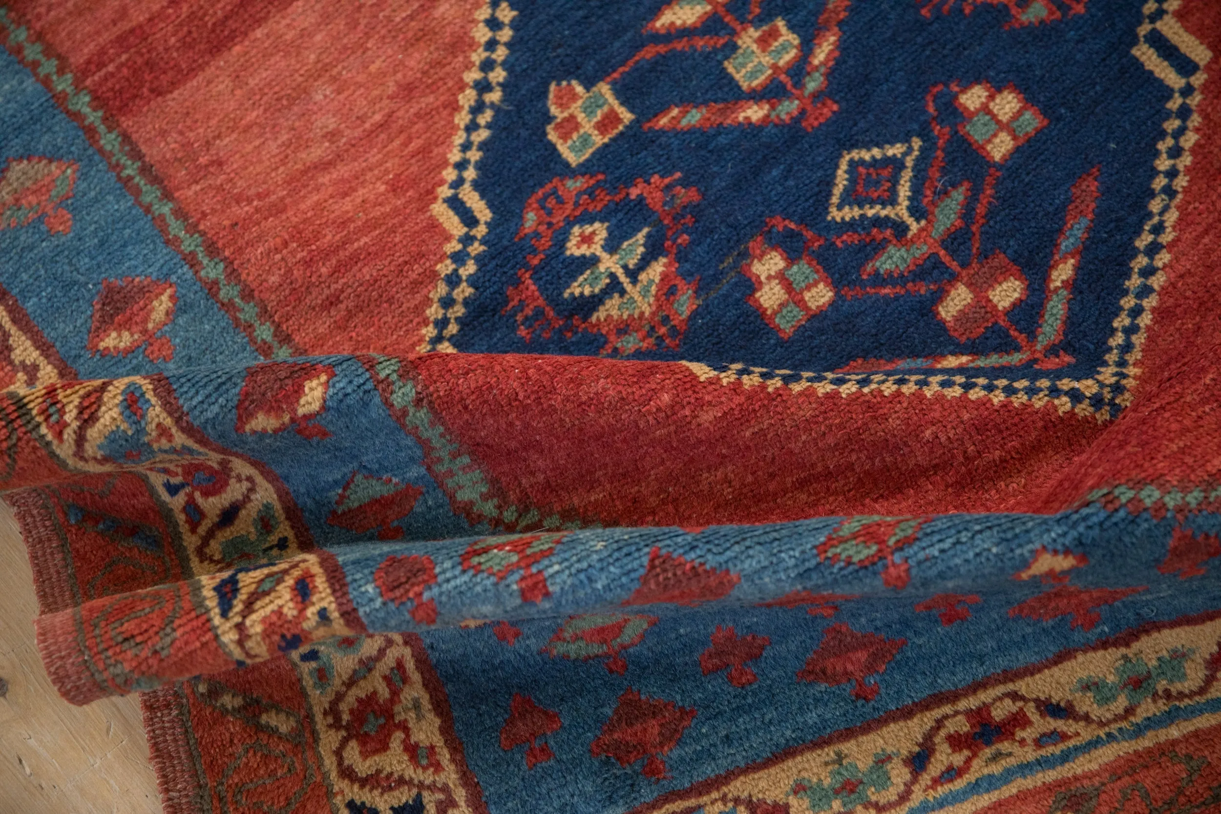 3.5x10 Antique Bakshaish Rug Runner