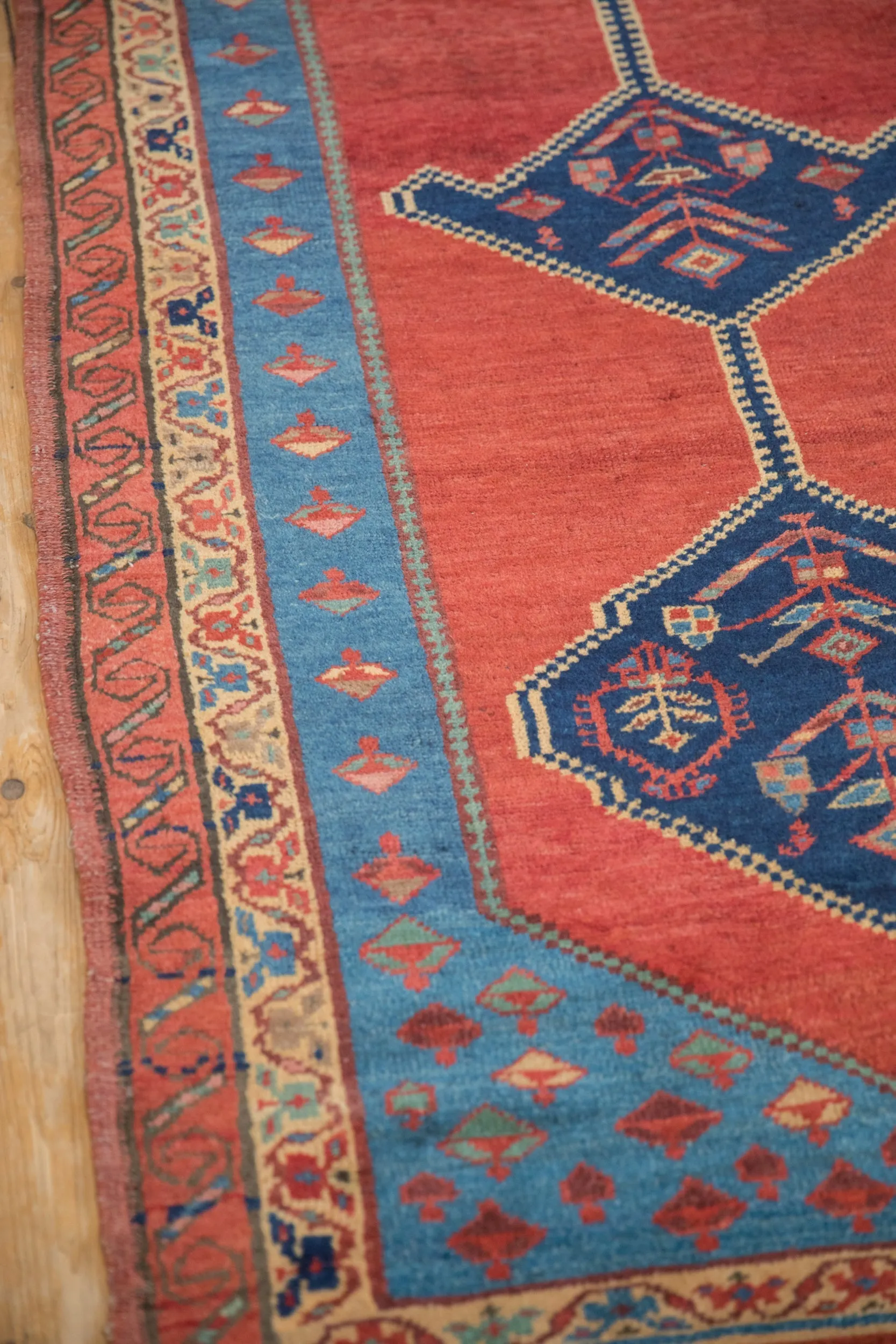3.5x10 Antique Bakshaish Rug Runner
