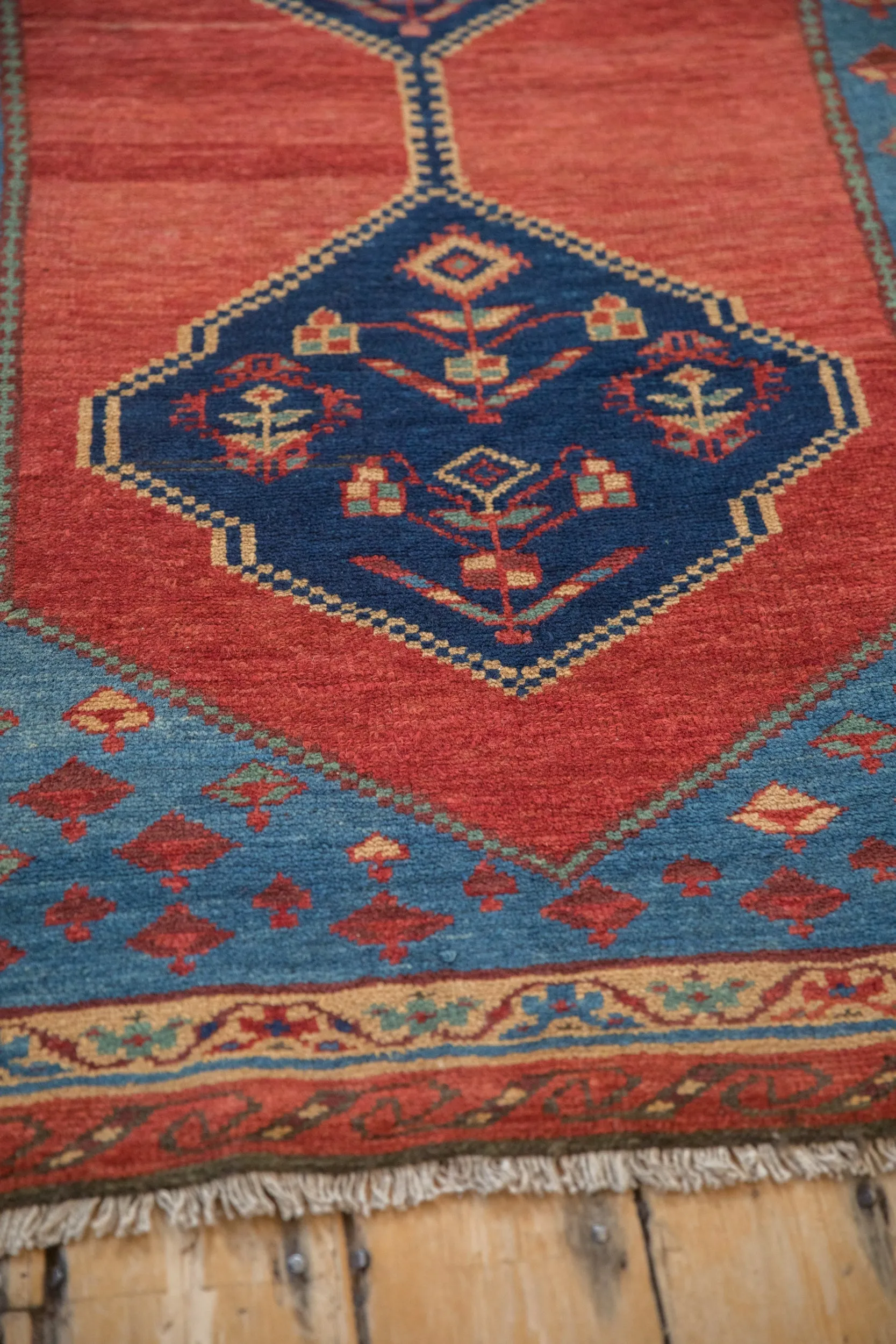 3.5x10 Antique Bakshaish Rug Runner