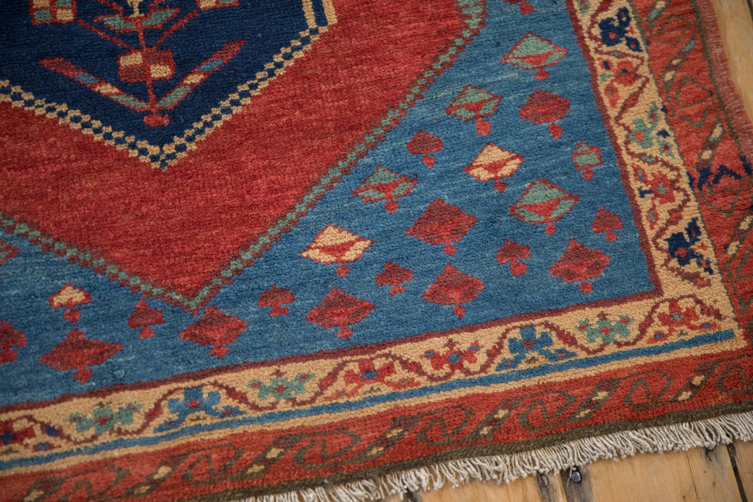 3.5x10 Antique Bakshaish Rug Runner