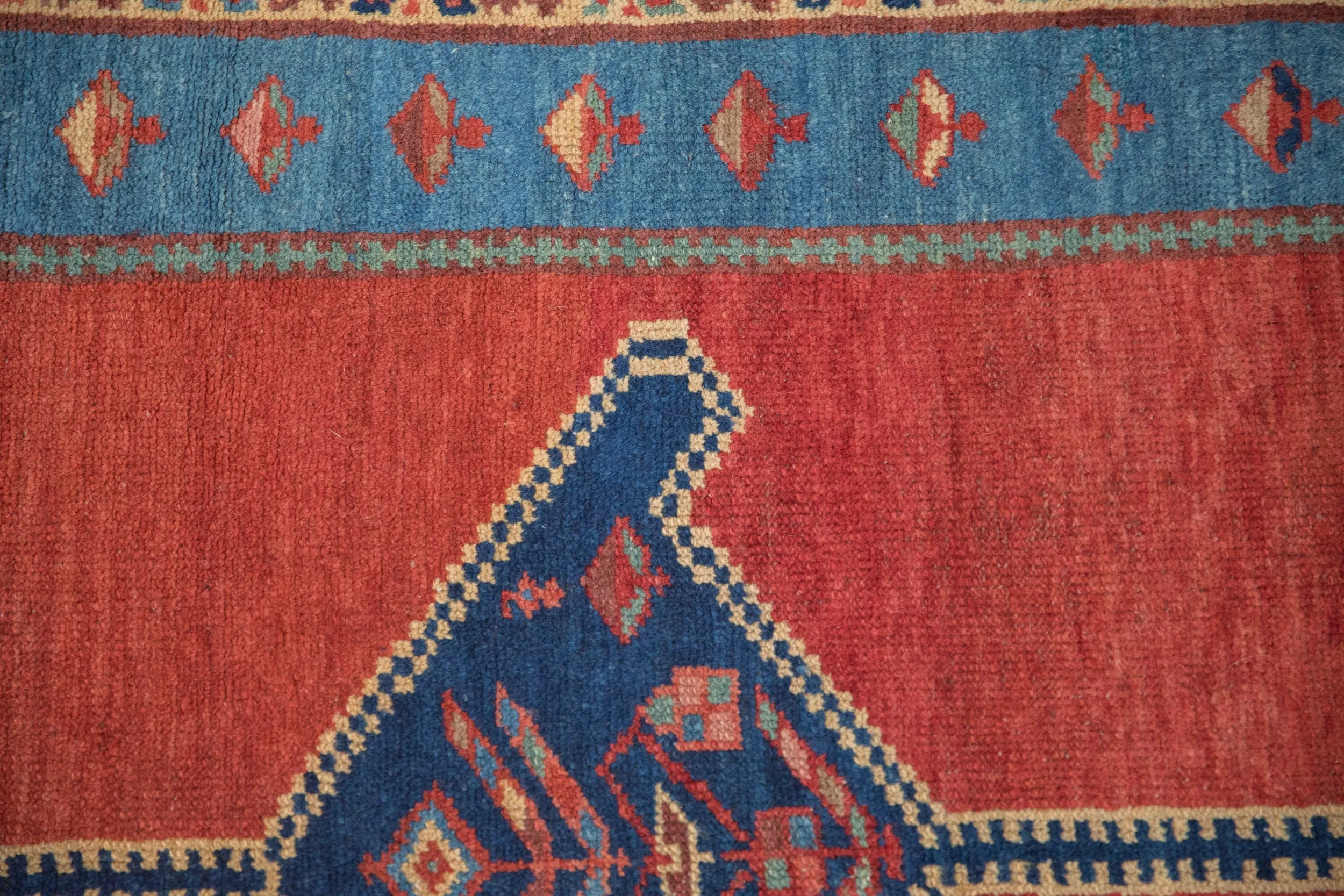 3.5x10 Antique Bakshaish Rug Runner
