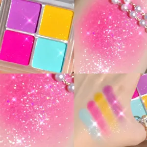 4-COLOR Y2K EYE SHADOW  PALETTE MK133