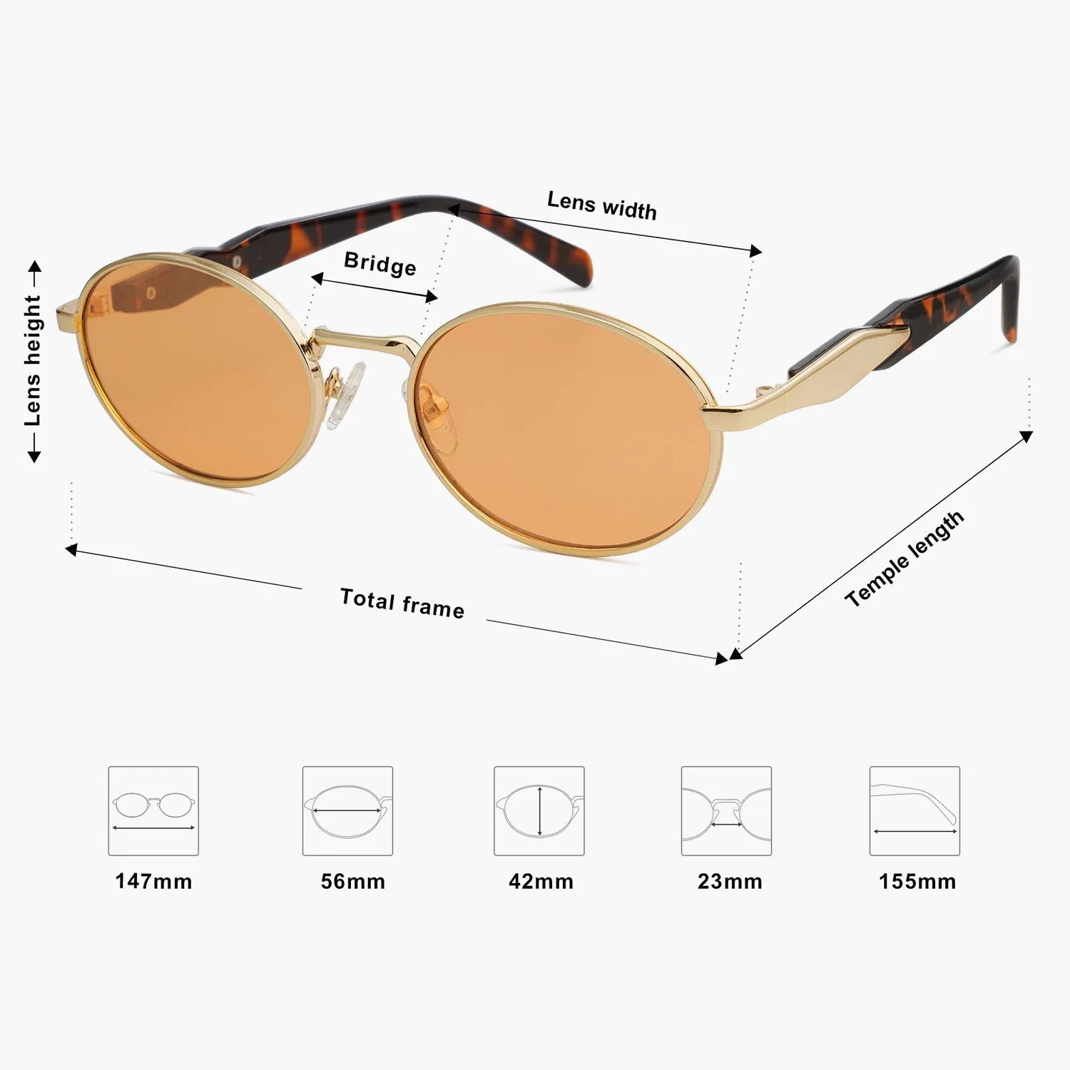 4 Colour Royal Style Sunglasses