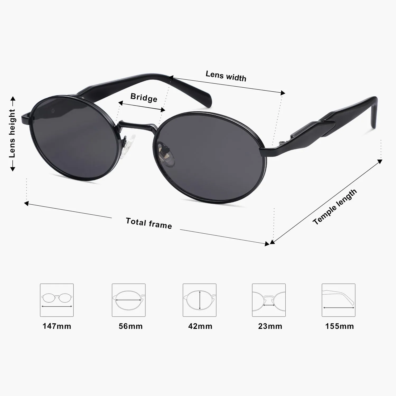 4 Colour Royal Style Sunglasses