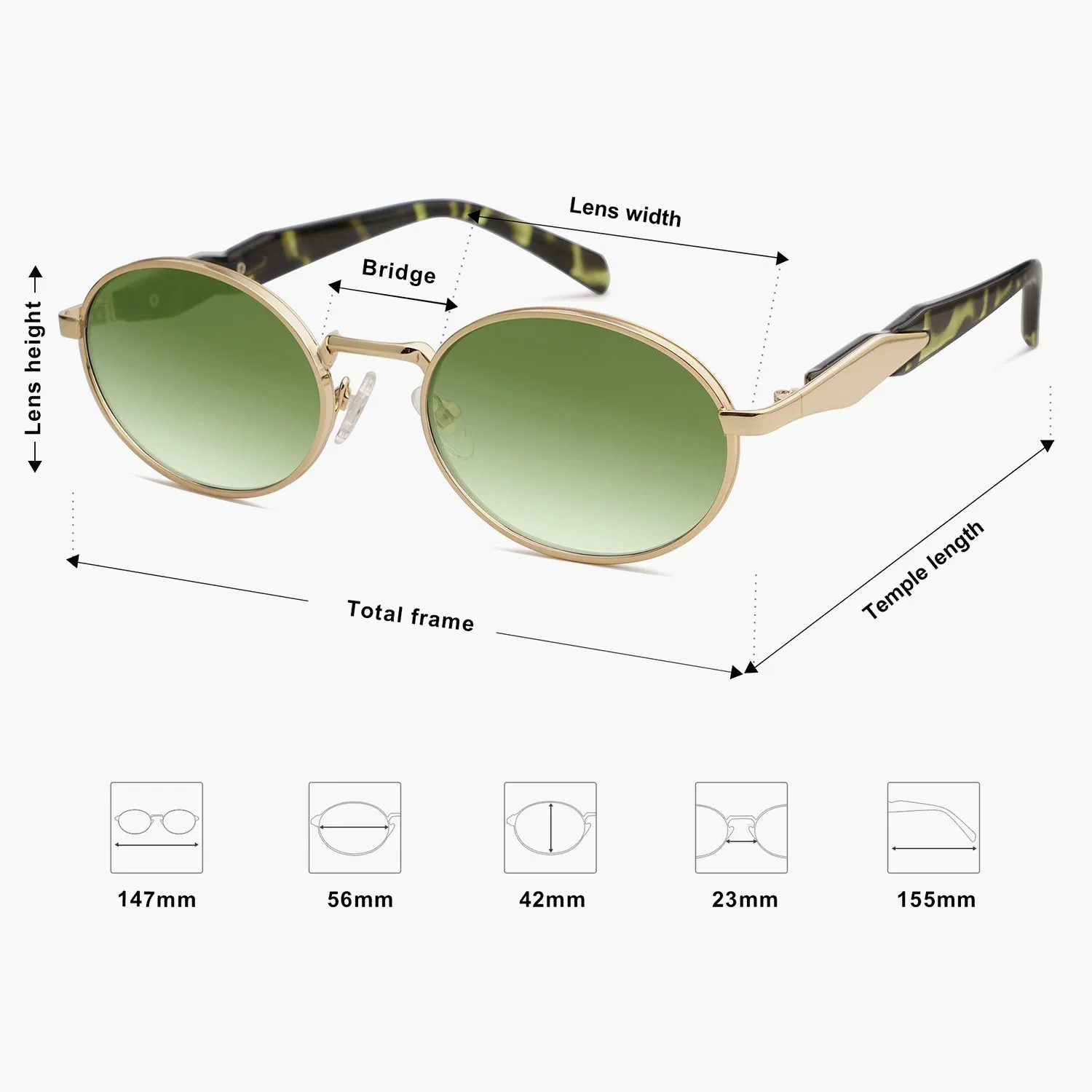4 Colour Royal Style Sunglasses