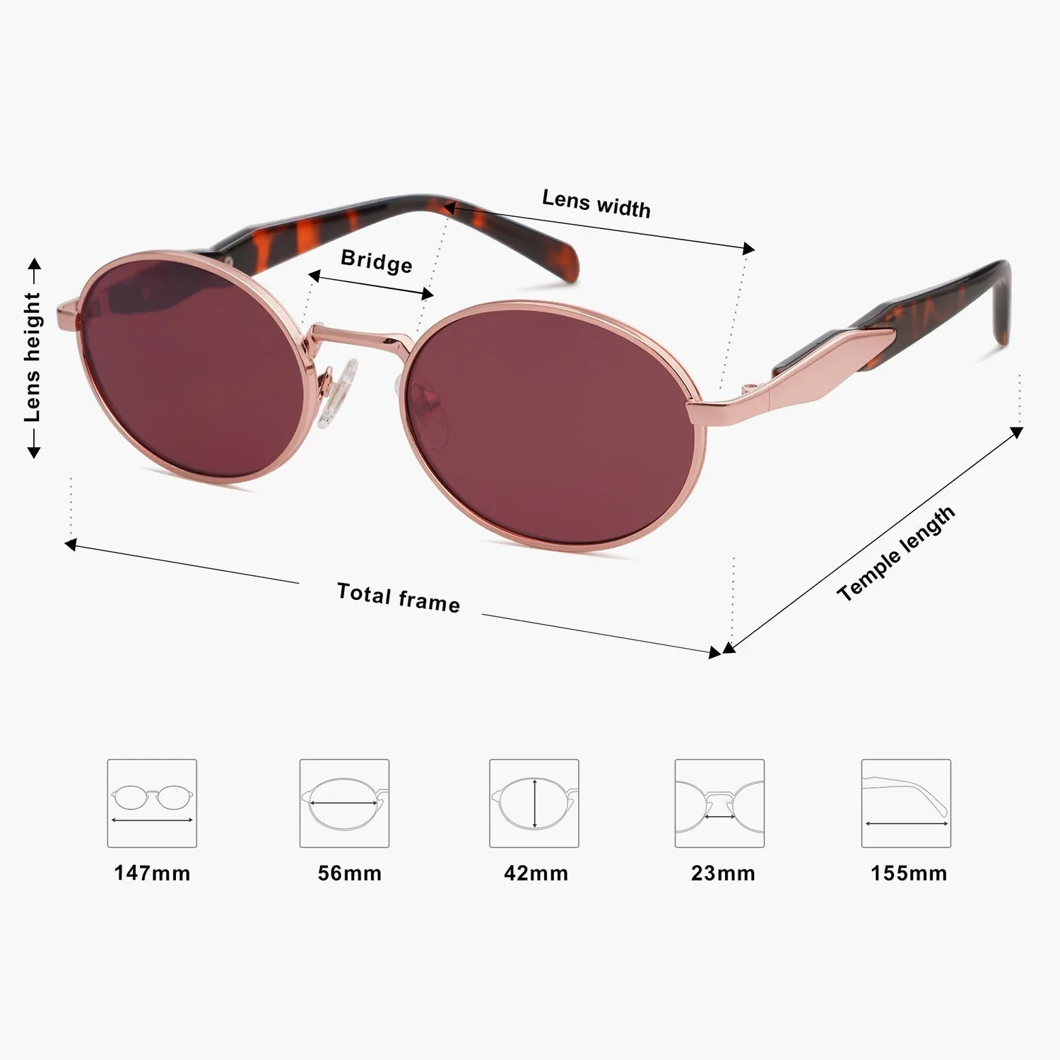 4 Colour Royal Style Sunglasses