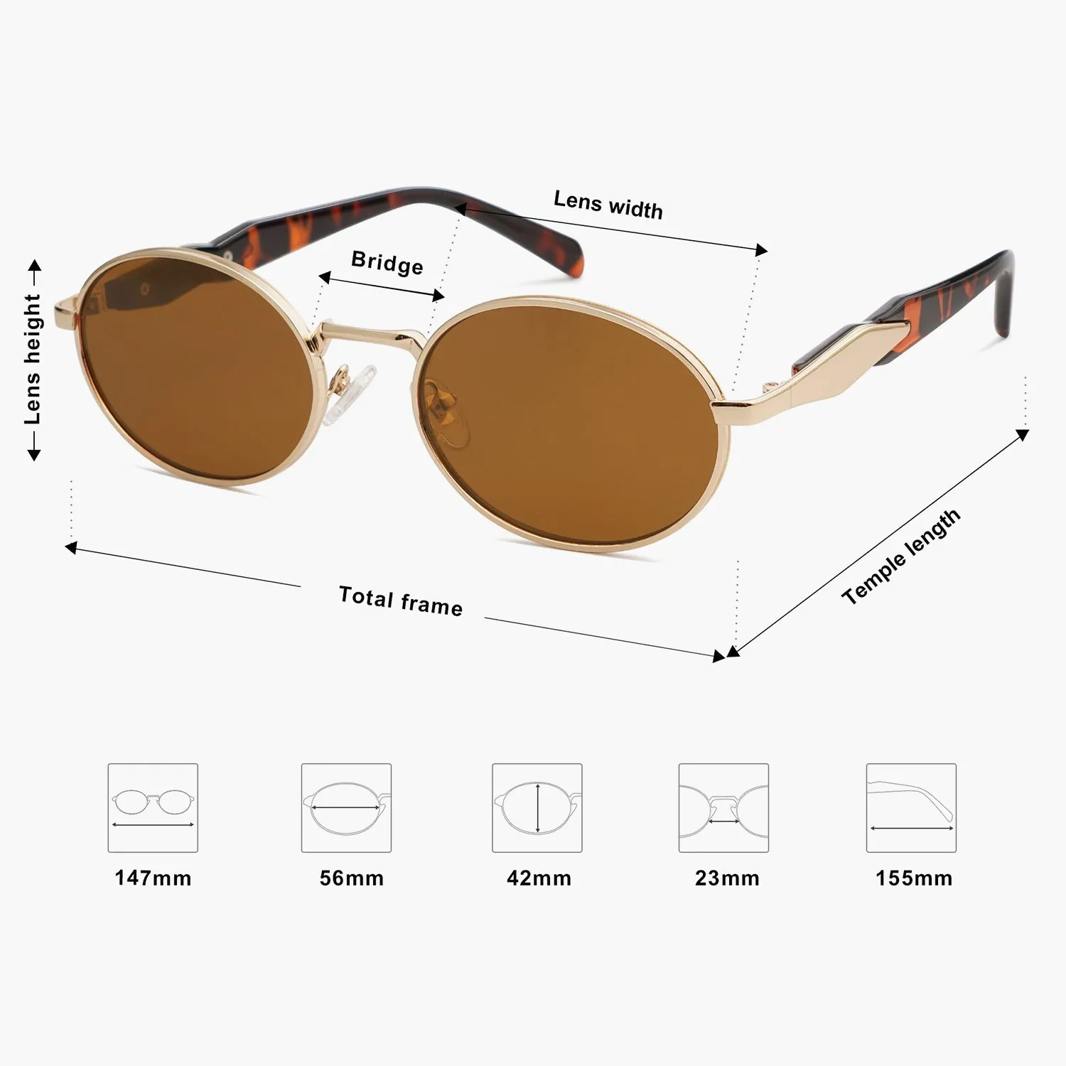 4 Colour Royal Style Sunglasses