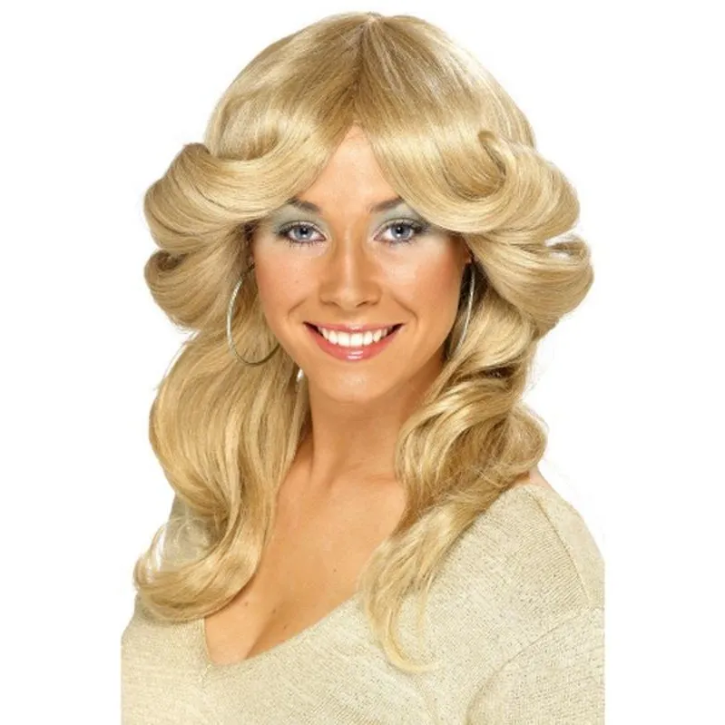70s Flick Wig - Blonde