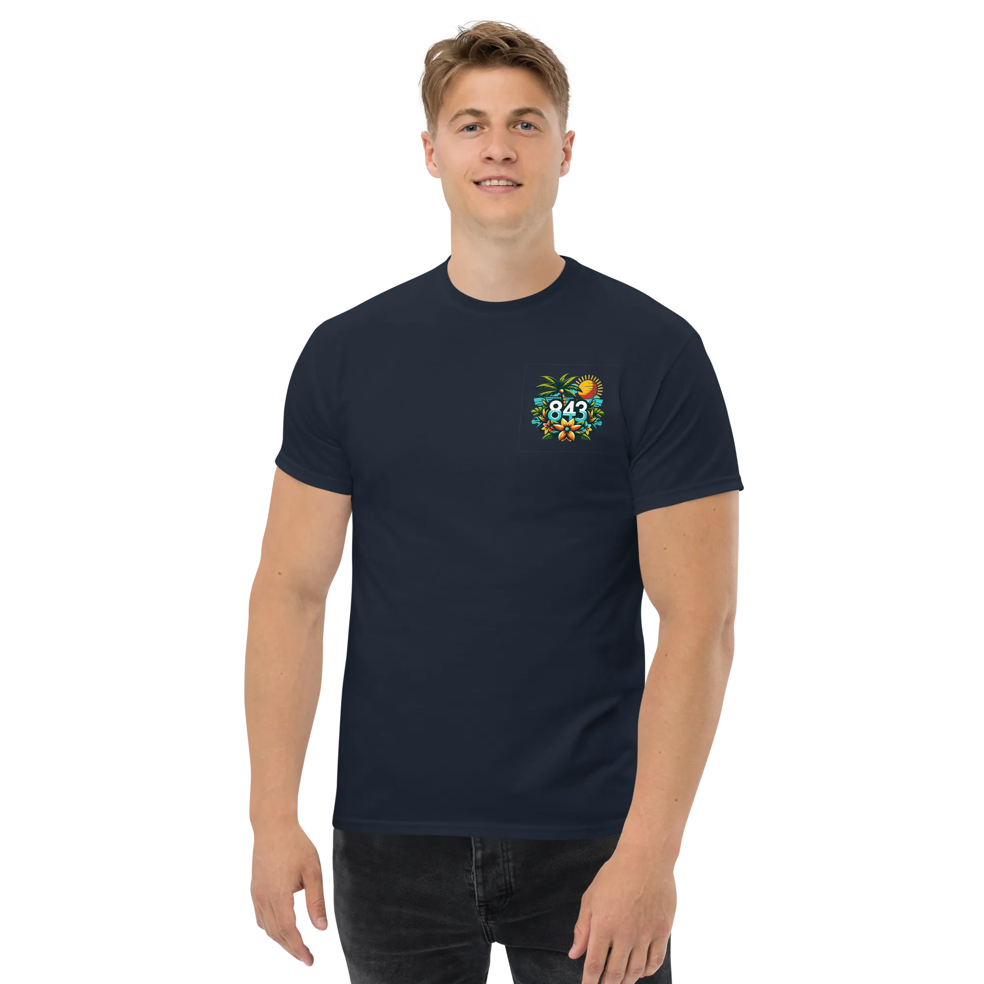 843 Cherry Grove Happy Hour Men's classic tee