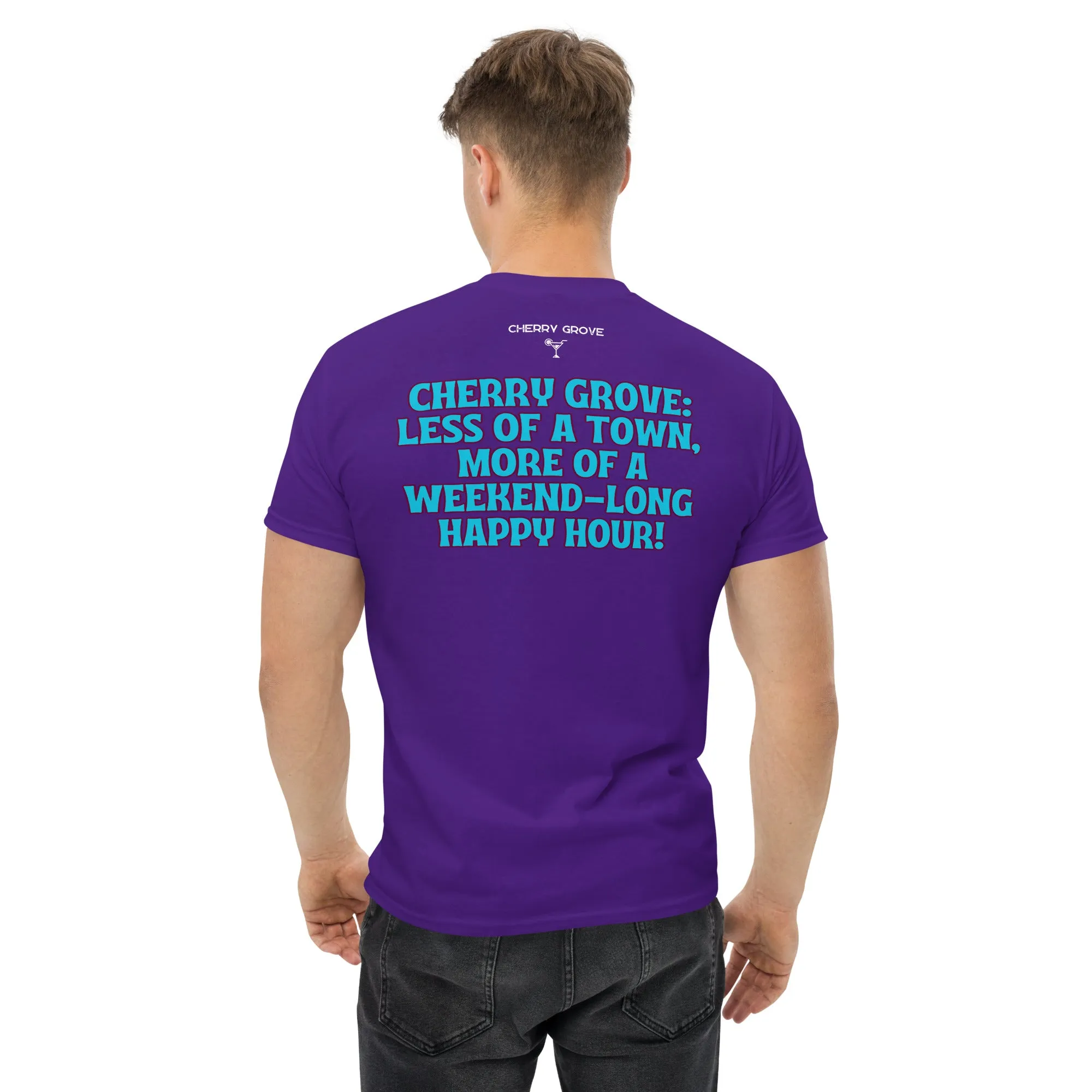 843 Cherry Grove Happy Hour Men's classic tee