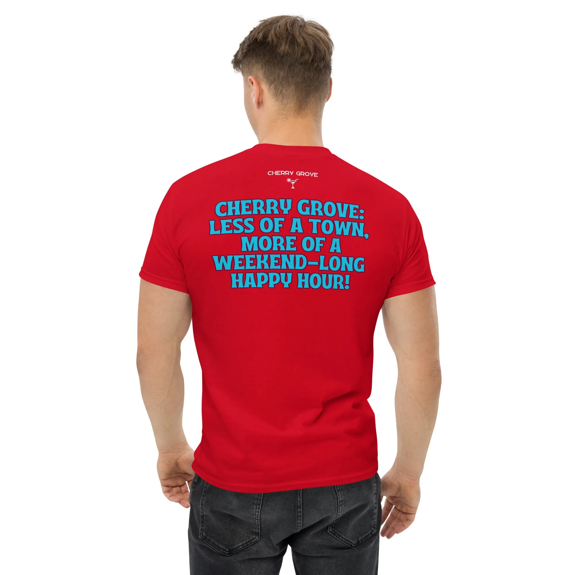 843 Cherry Grove Happy Hour Men's classic tee