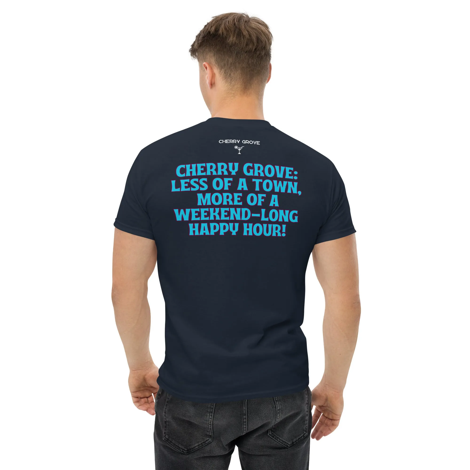 843 Cherry Grove Happy Hour Men's classic tee