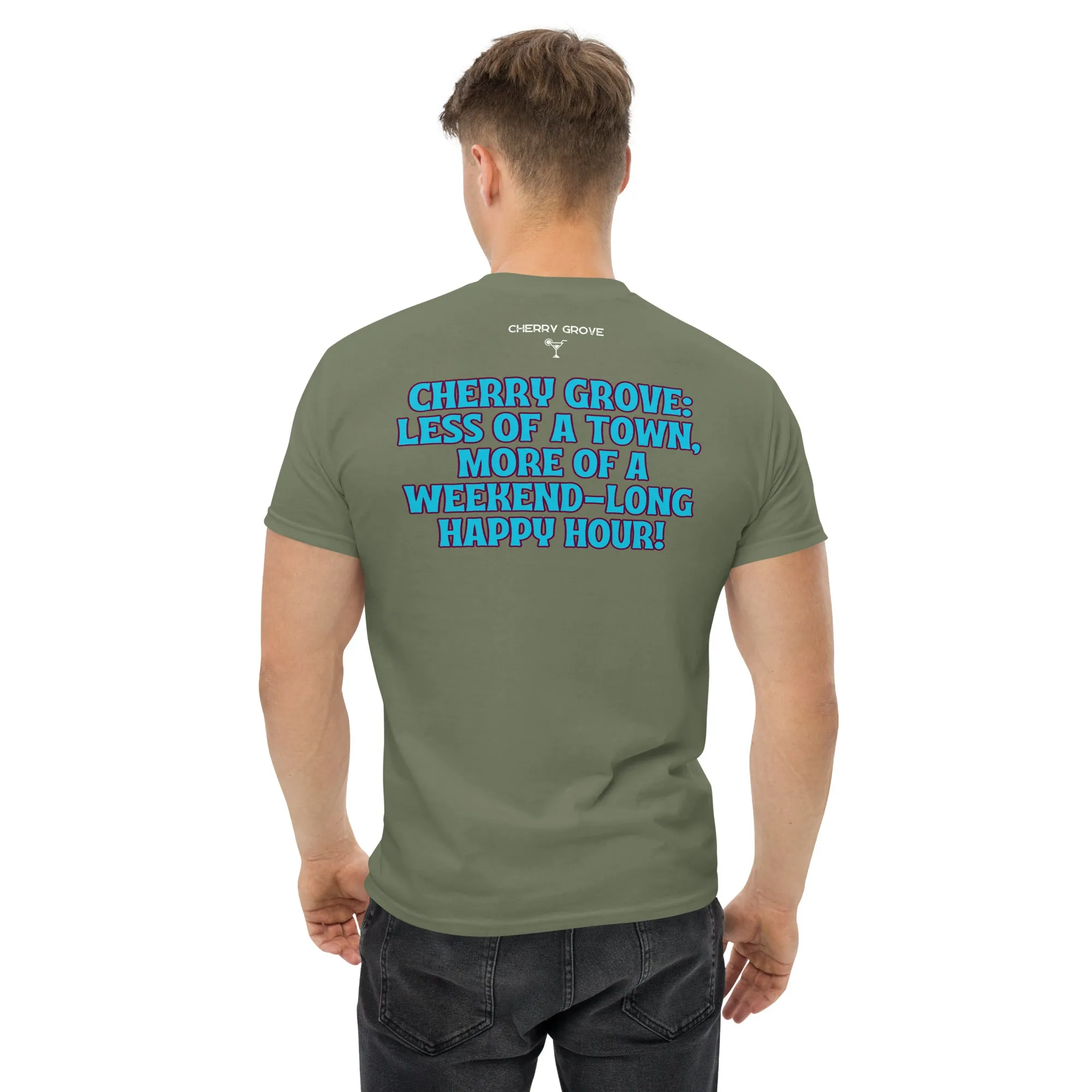 843 Cherry Grove Happy Hour Men's classic tee