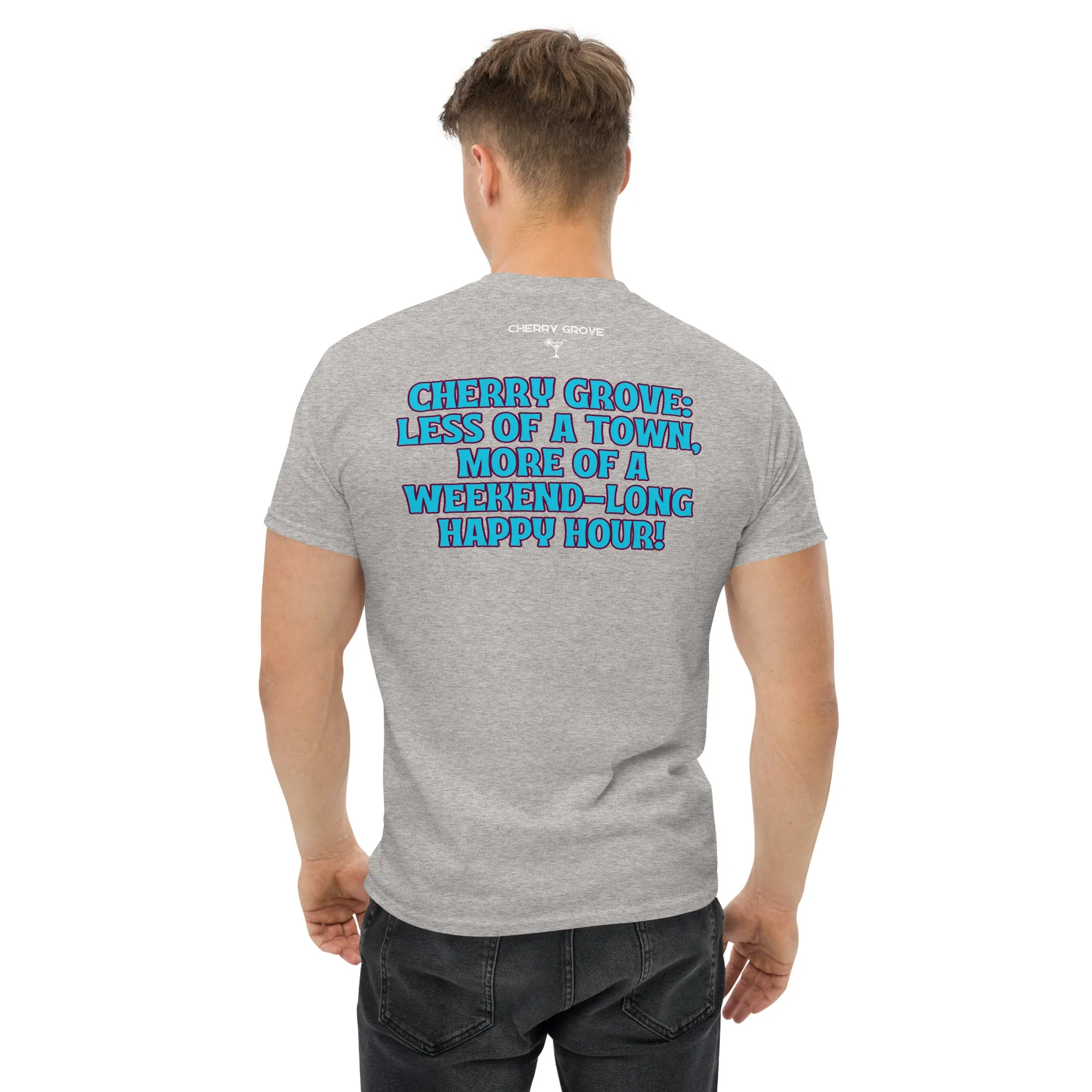 843 Cherry Grove Happy Hour Men's classic tee