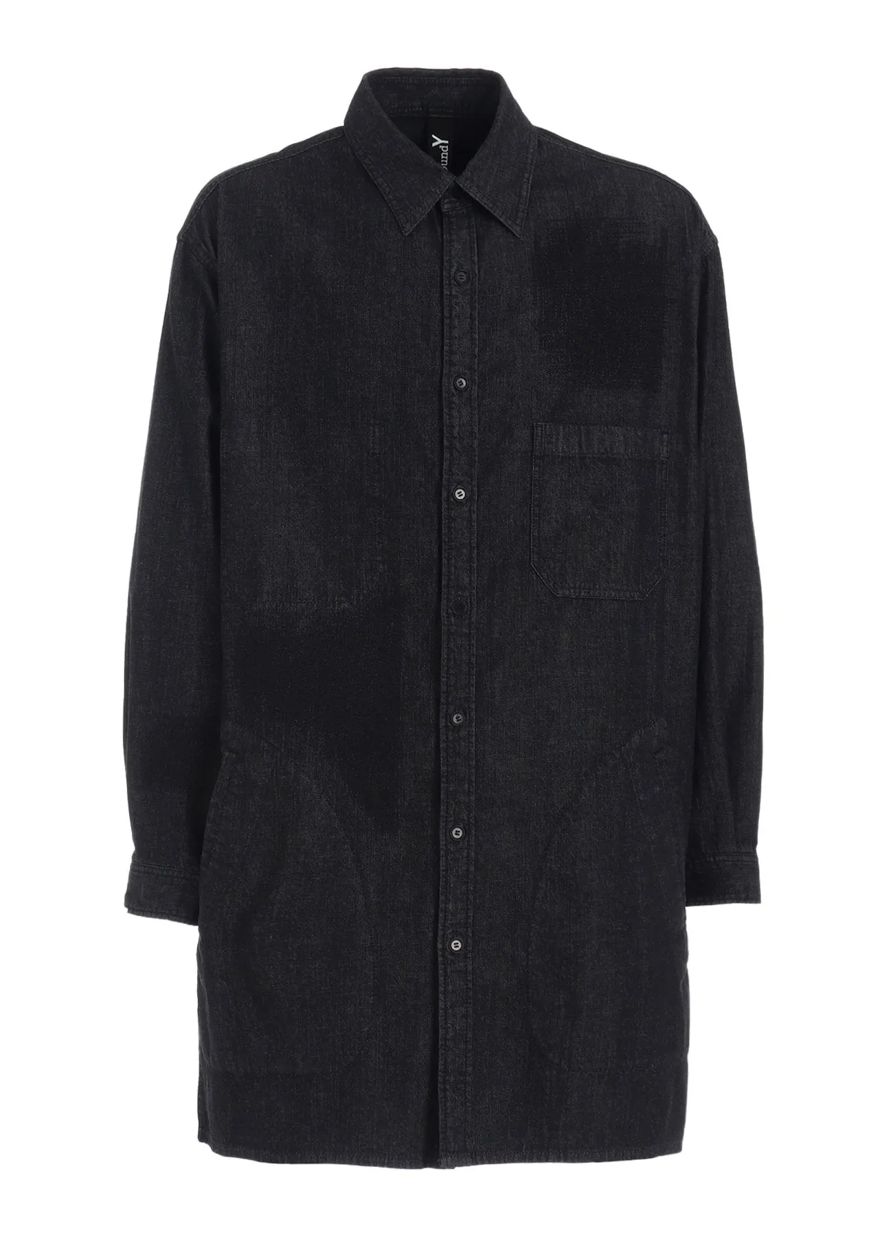 8OZ DENIM   DUNGAREE LONG SHIRT