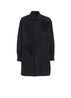 8OZ DENIM   DUNGAREE LONG SHIRT