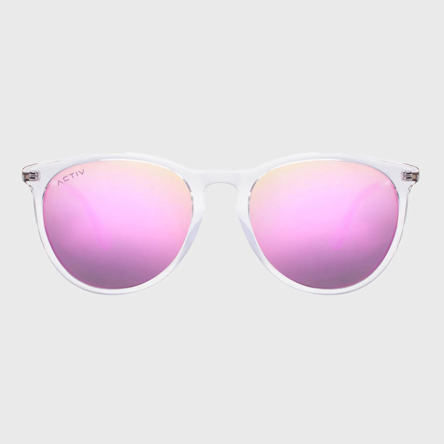 ACTIV - T2B Gloss Clear & Gold with Pink Mirror Lens