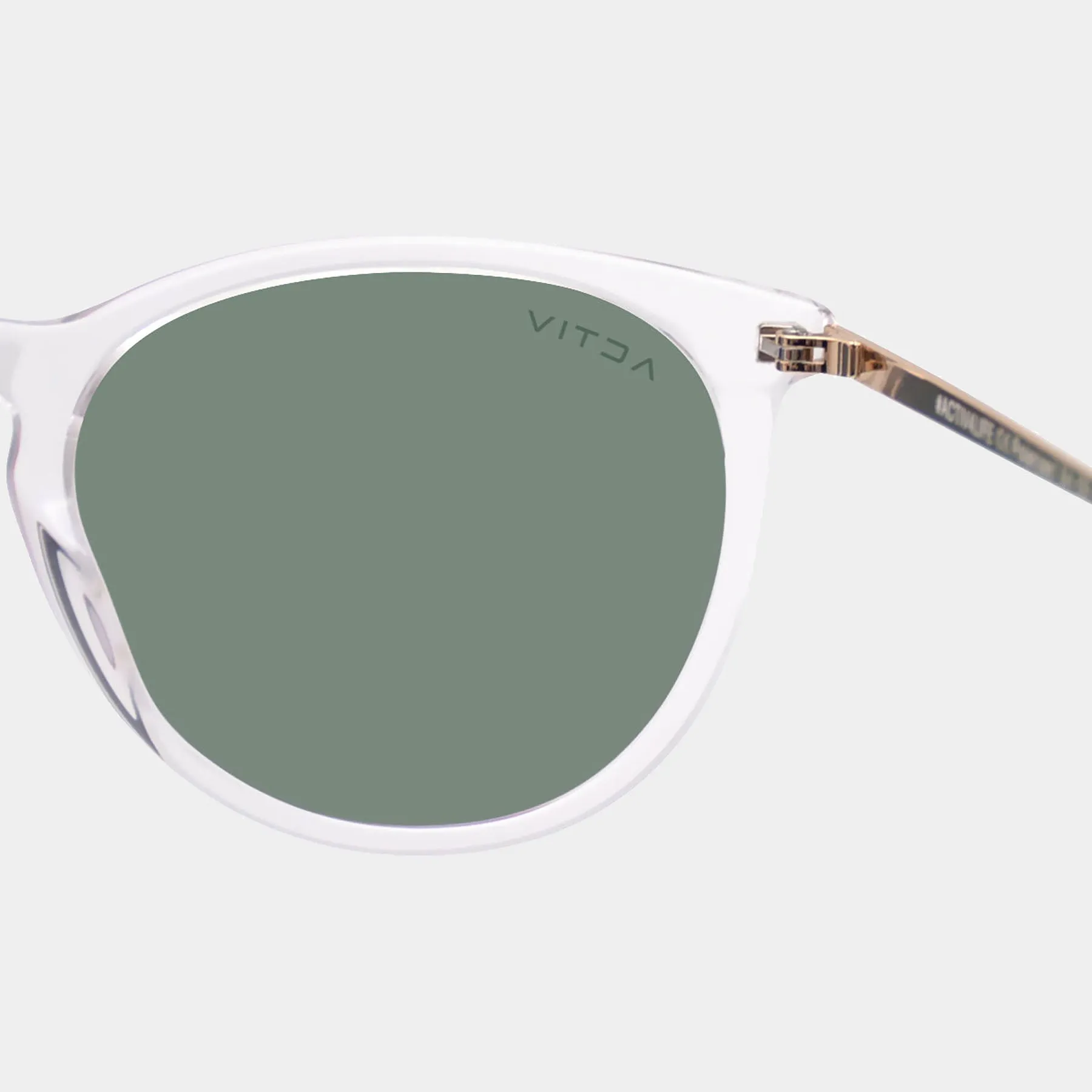 ACTIV - T2B Gloss Clear & Gold with Pink Mirror Lens