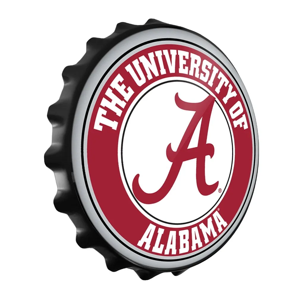 Alabama Crimson Tide: Bottle Cap Wall Sign